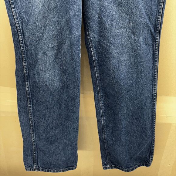 Wrangler Jeans Mens 34x30 Blue Denim Slim Fit Western Cowboy 36MWZPD Pants - Picture 6 of 8